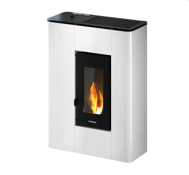 Estufa de Pellet FREEPOINT Atrium 5 kW Blanca - Imagen 4