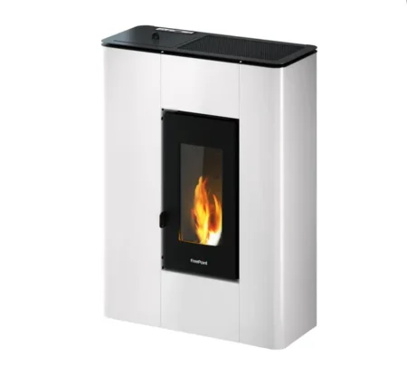Estufa de Pellet FREEPOINT Atrium 5 kW Blanca