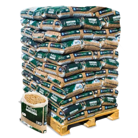 Palet de 77 sacos de pellet GME WoodPellet EN-Plus A1