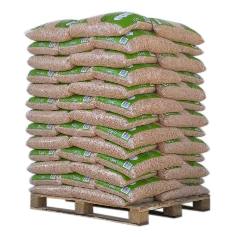 PELLETS – PALET DE 65 SACOS DE 15 KG
