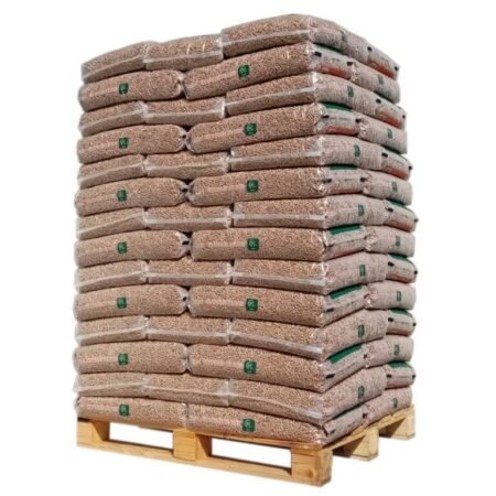 Palet de Pellet Energético Natural – 70 Sacos de 15 kg