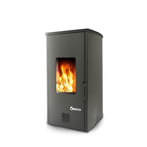Estufa Caldera Pellet EMAFLAM ROMA 18 kW Gris Antracita